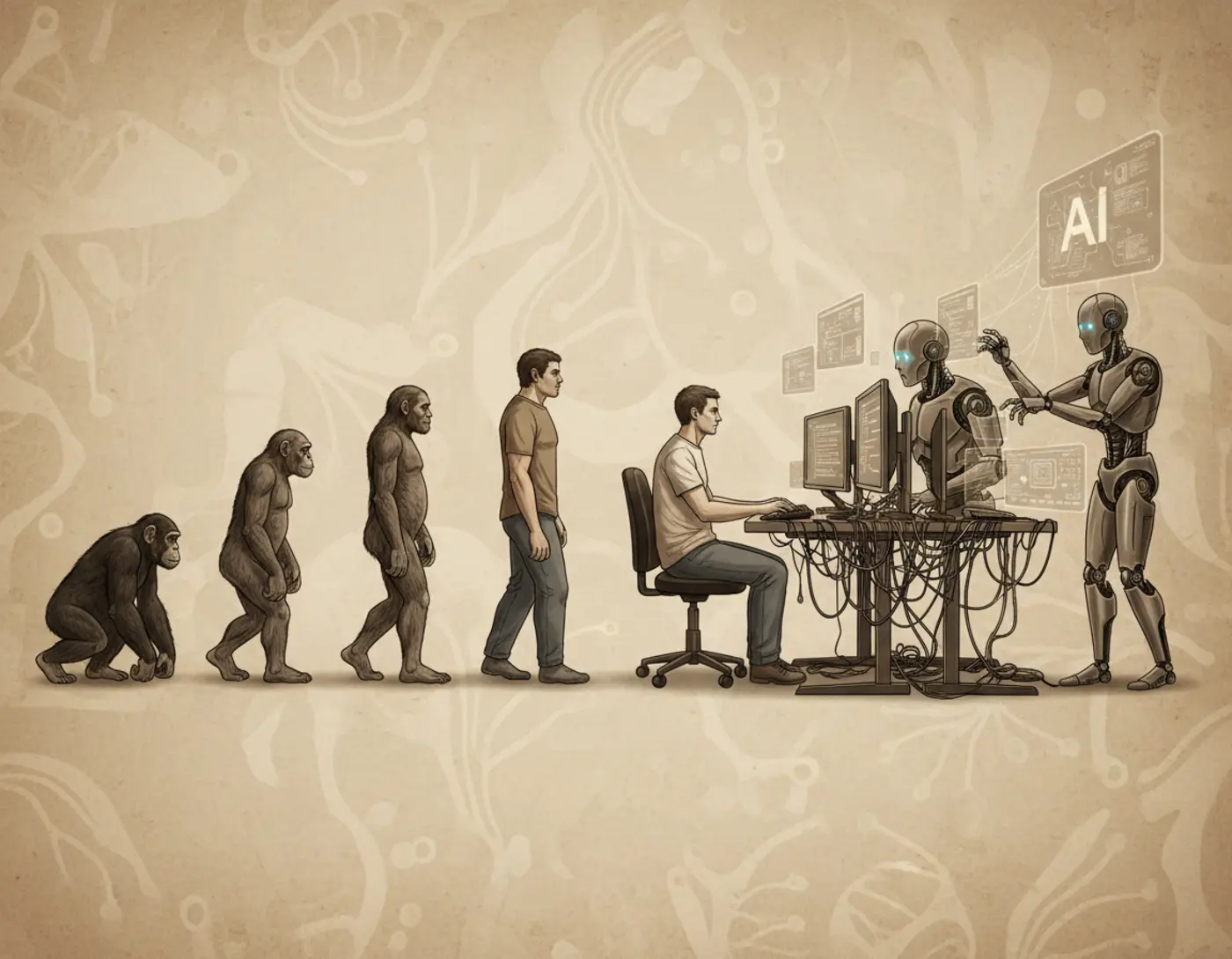 what was software programmer contribution in the human technology timeline