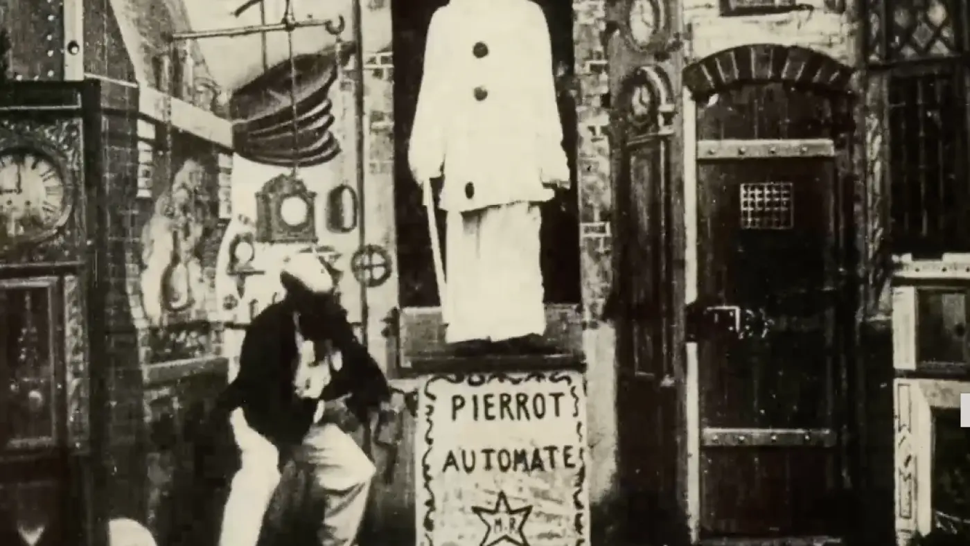 found the 19th century silent film that first captured a robot attack