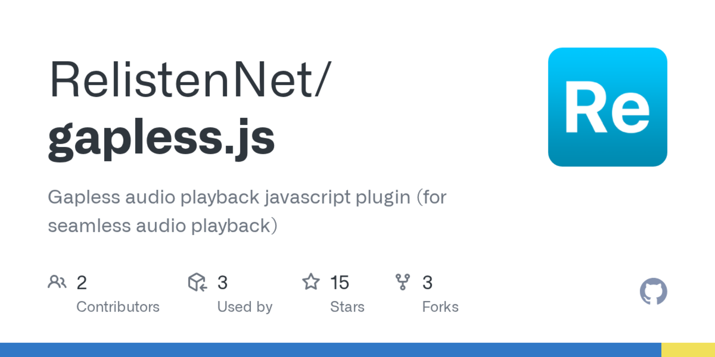 show hn gaplessjs gapless web audio playback