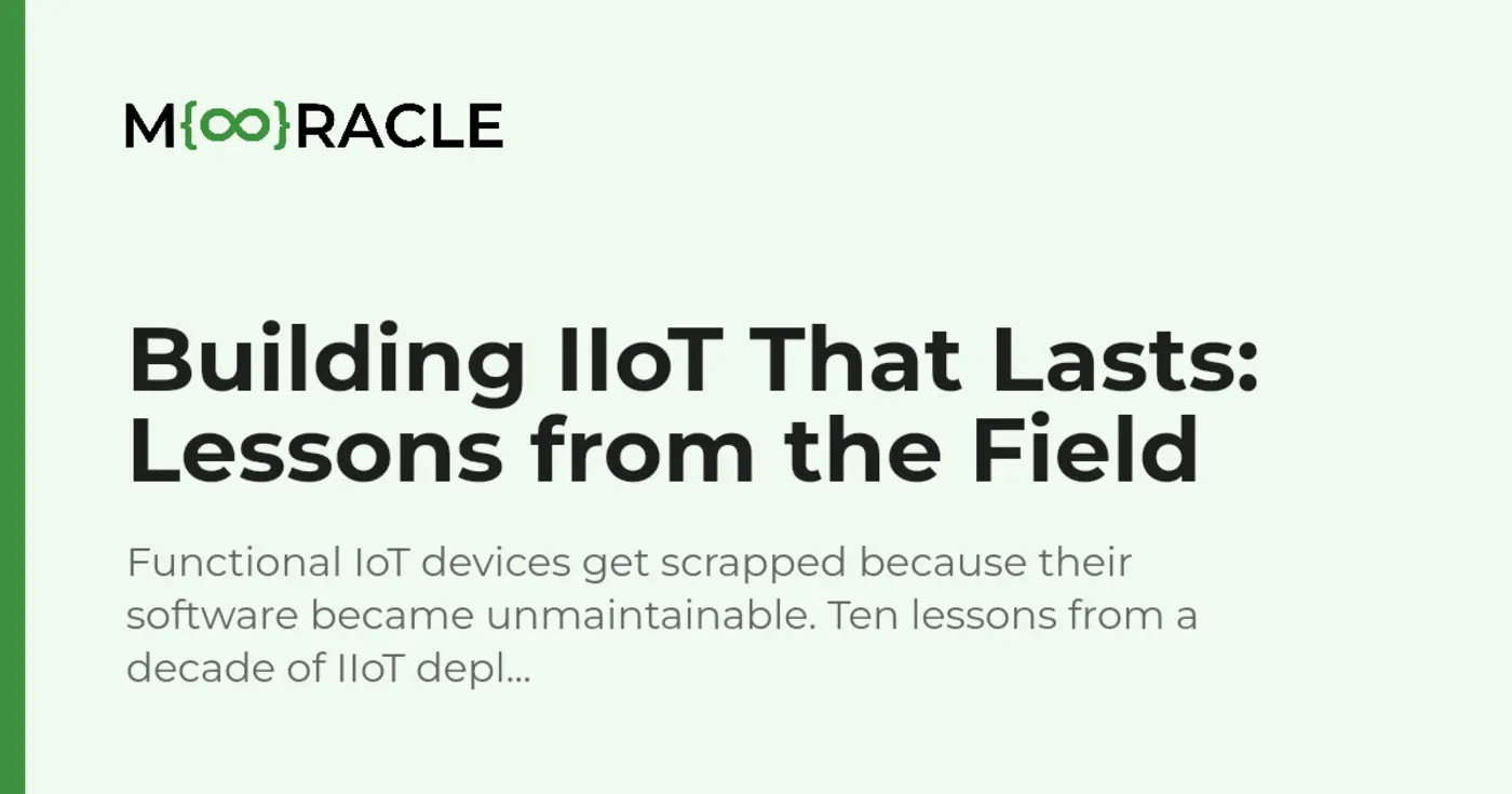 what keeps iot devices running for a decade