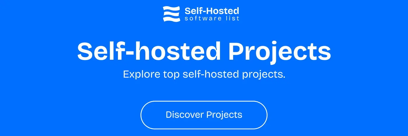 selfhosted software list