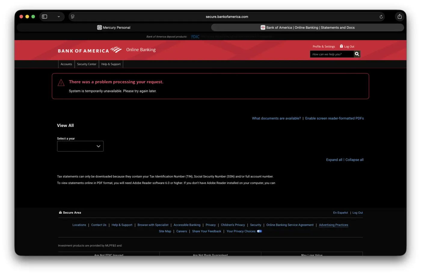 review mercury personal banking