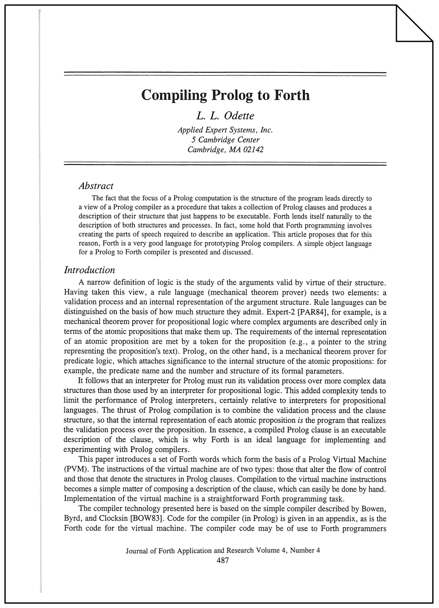 compiling prolog to forth pdf