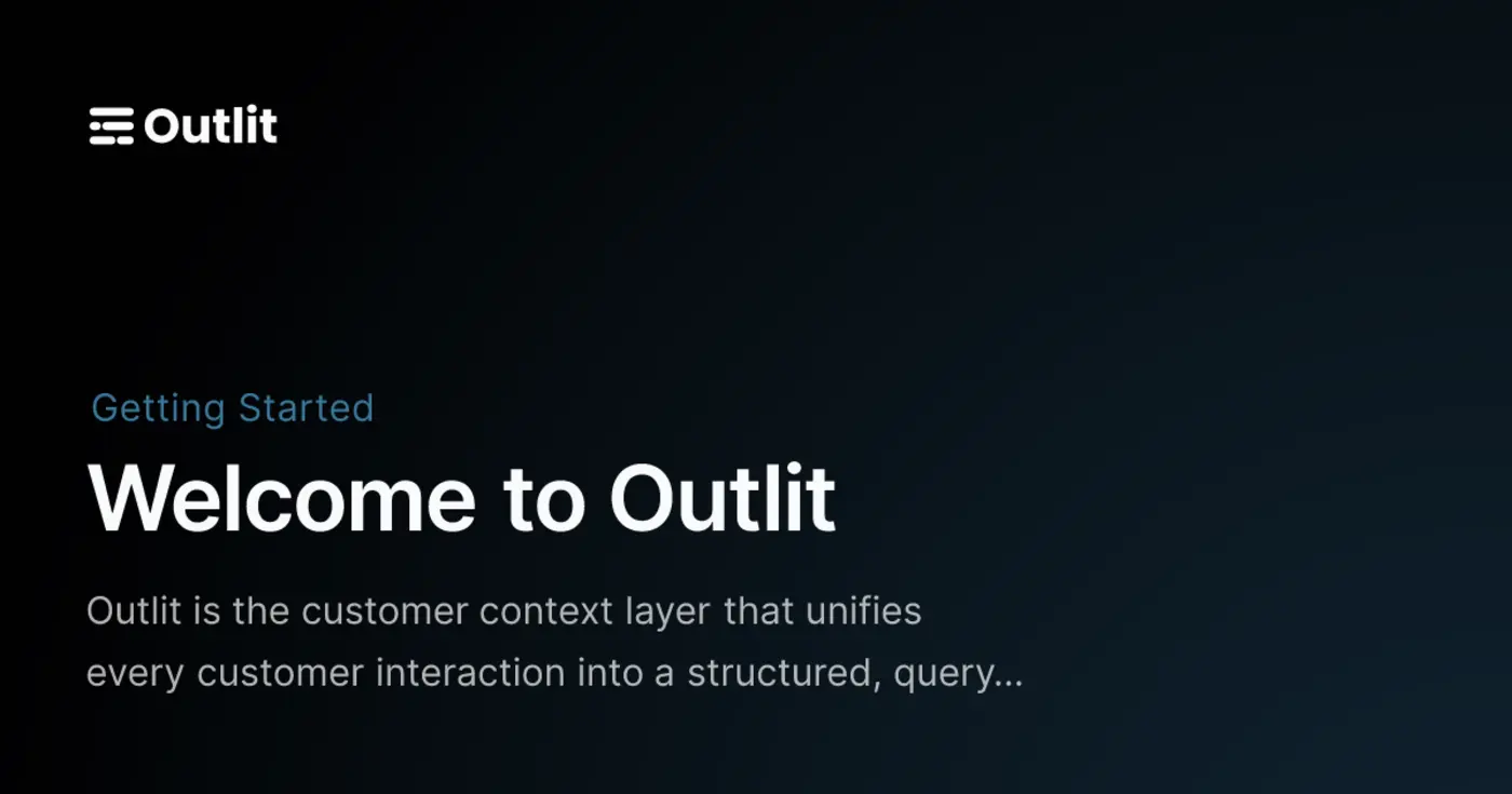 outlit customer context layer
