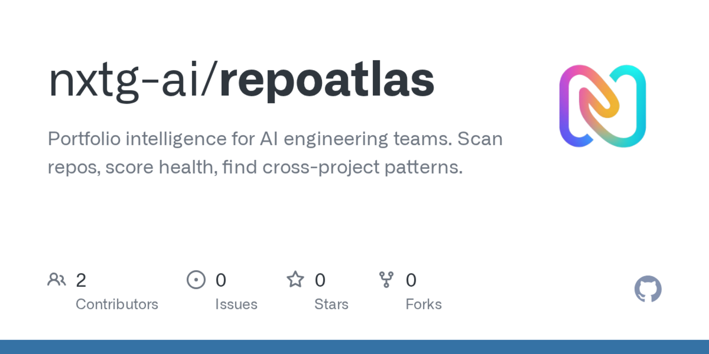show hn atlas portfolio health dashboard for multirepo teams python cli