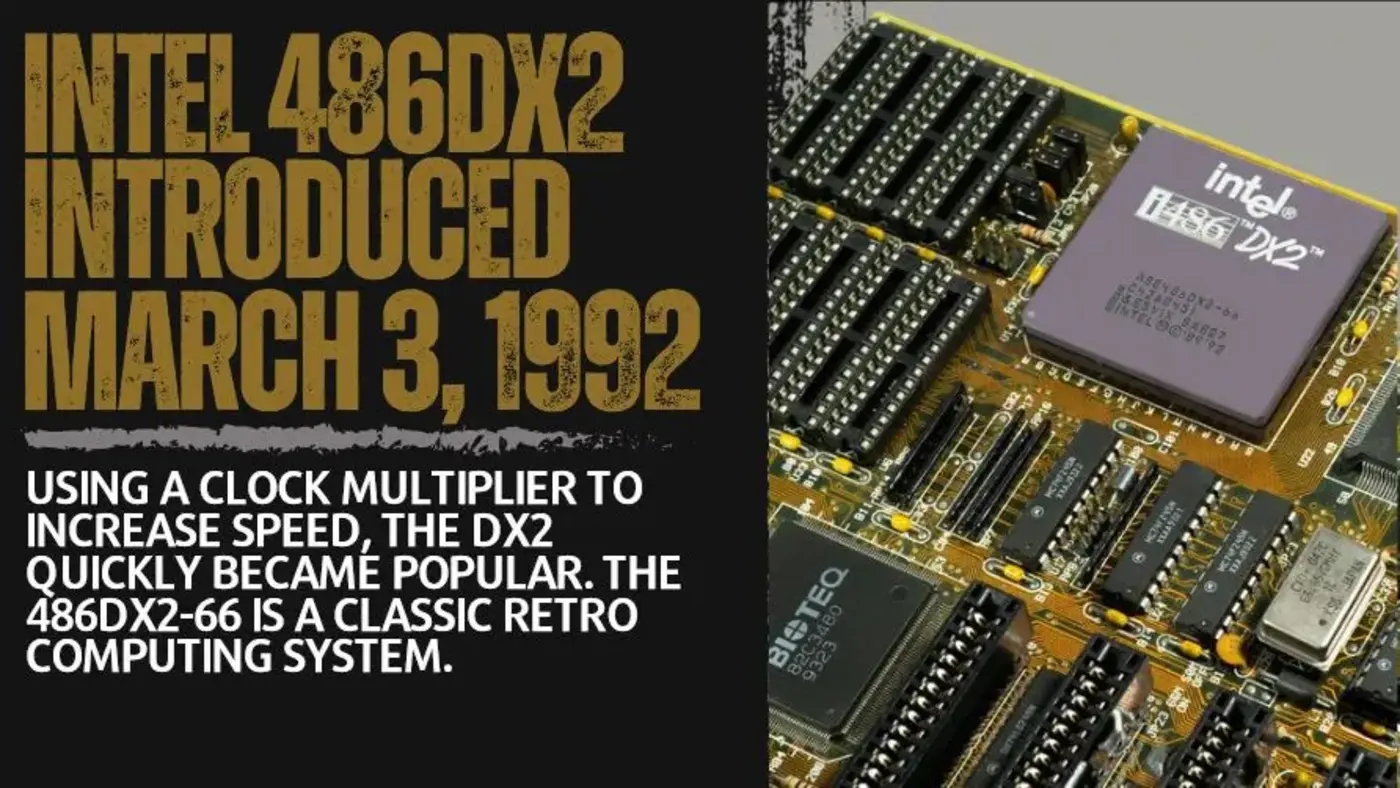 the intel 486dx2 cpu