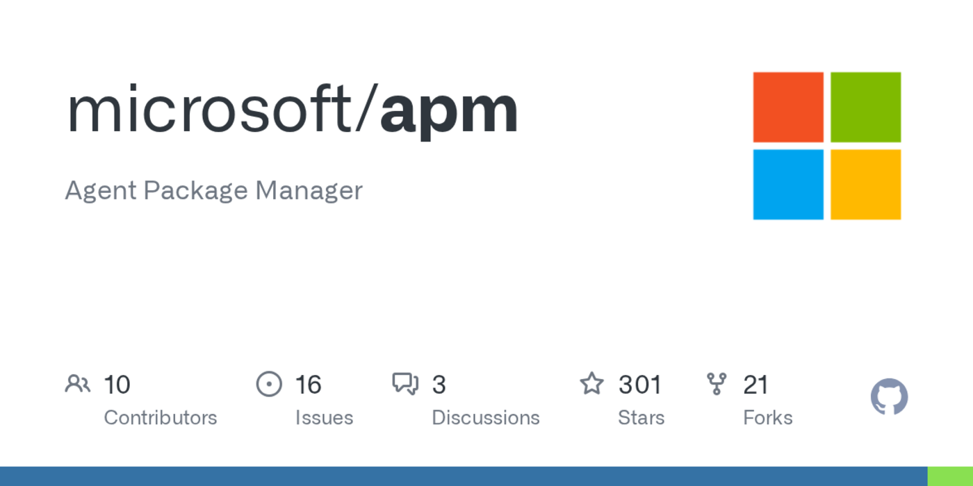 apm agent package manager microsoft