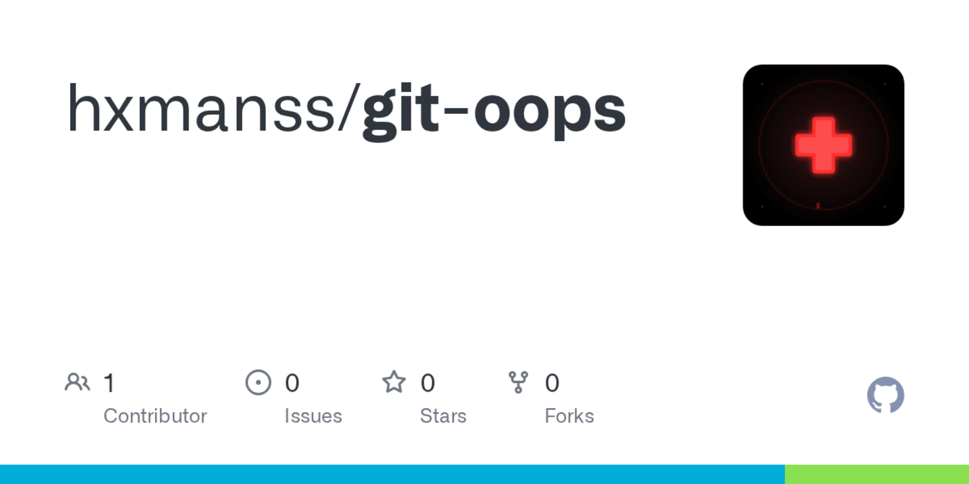 gitoops undo any git mistake with one command