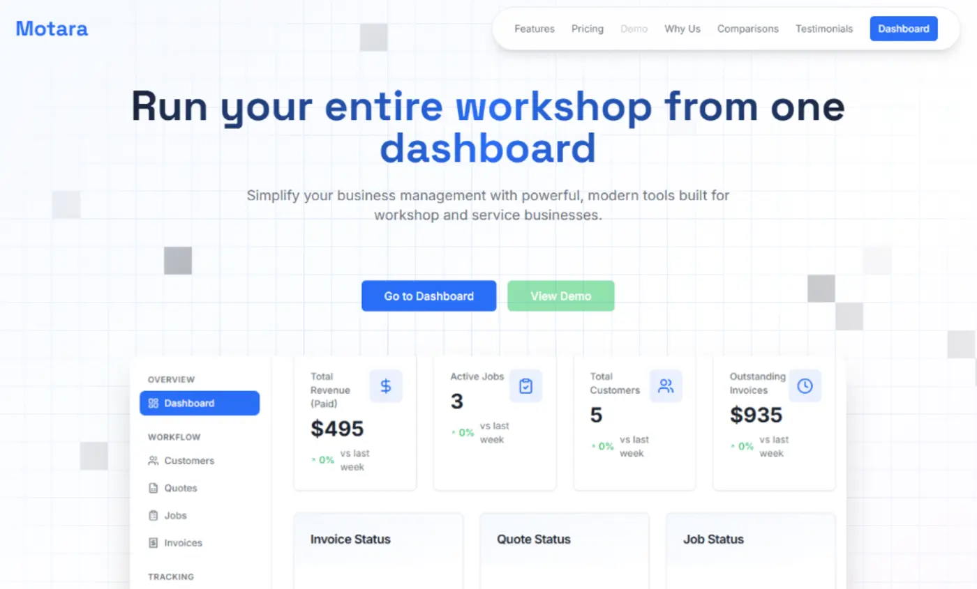 repair shop software