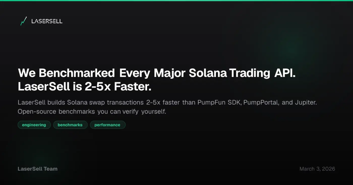 show hn i benchmarked every major solana trading api opensource