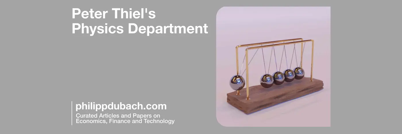 peter thielx27s physics department