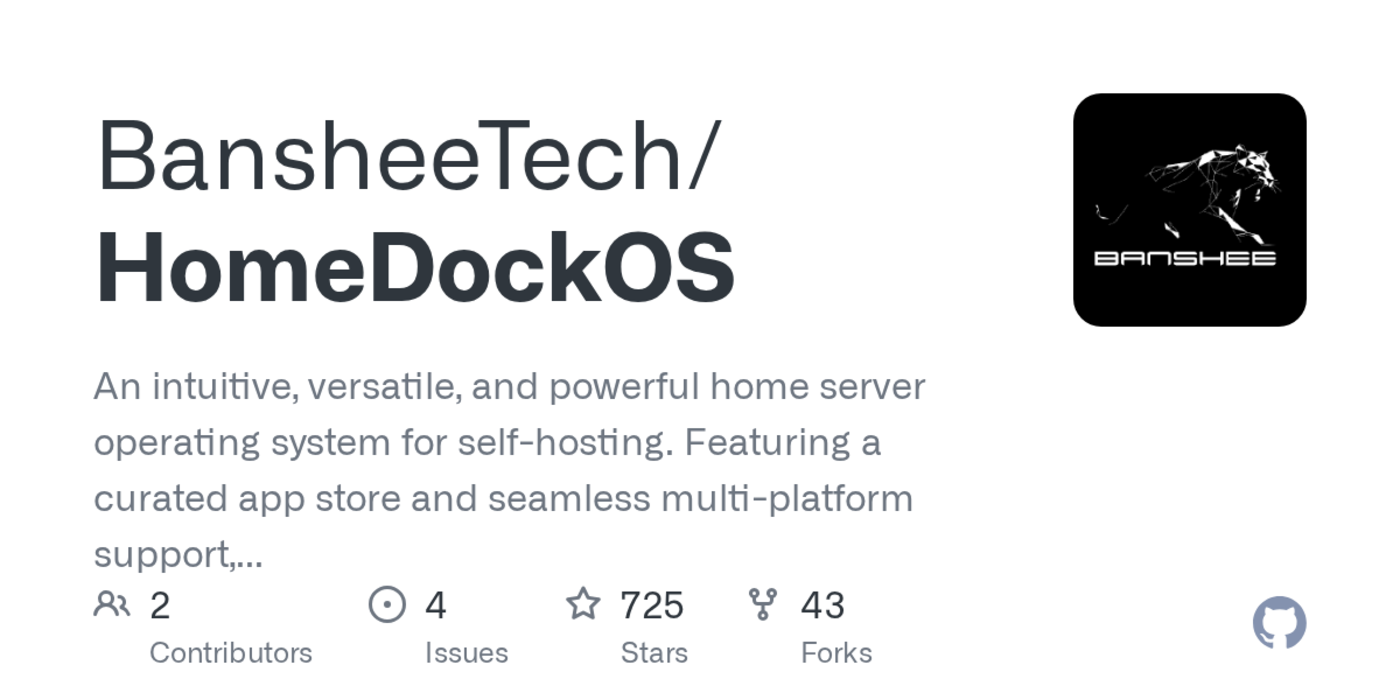 show hn homedock os a browserbased desktop os to selfhost your docker apps
