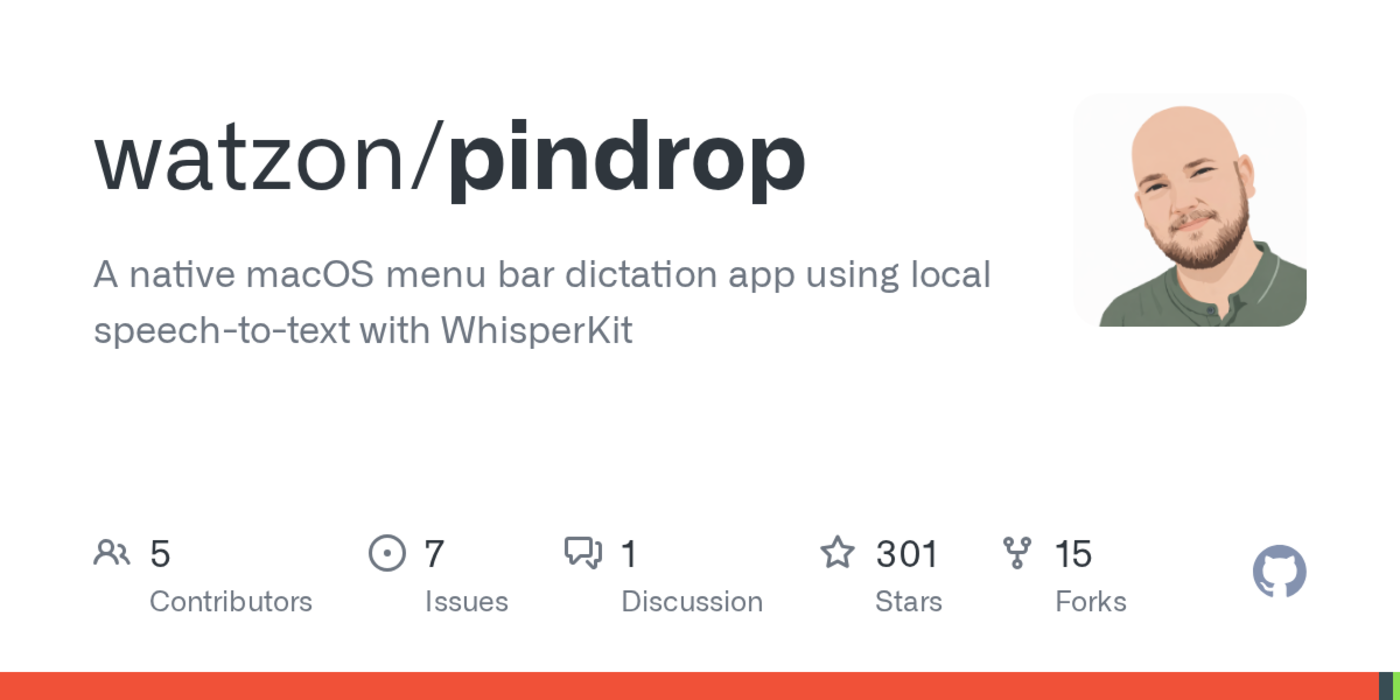 open source macnative alternative to superwhisper and wisprflow