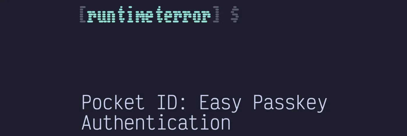 pocket id easy passkey authentication