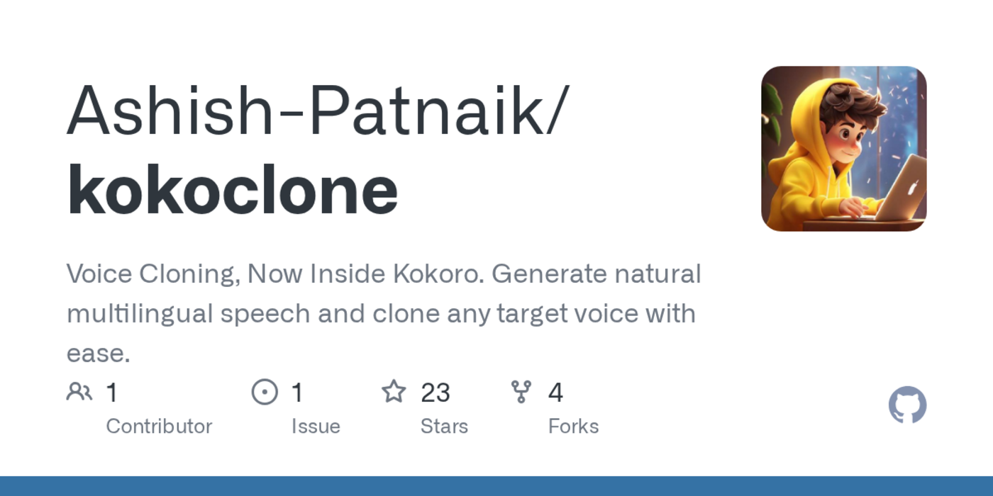 show hn kokoclone zeroshot voice cloning using kokoro tts