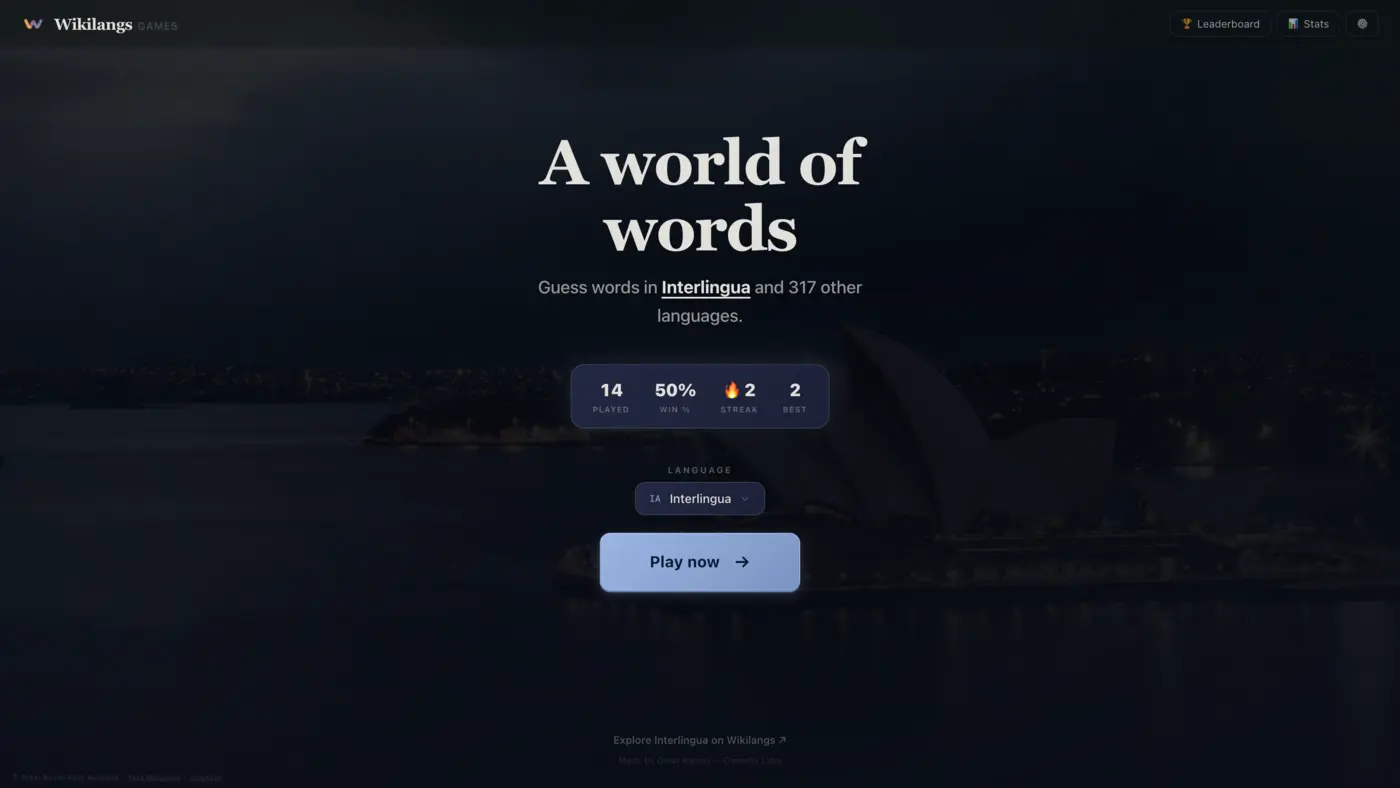 a wordle for the worldle