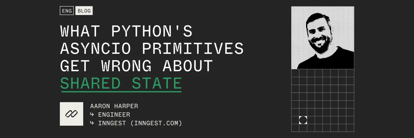 what pythonx27s asyncio primitives get wrong about shared state