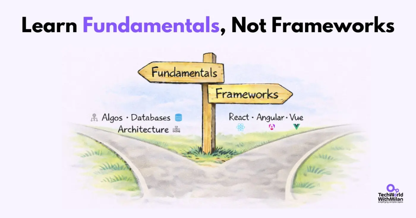 learn fundamentals not frameworks