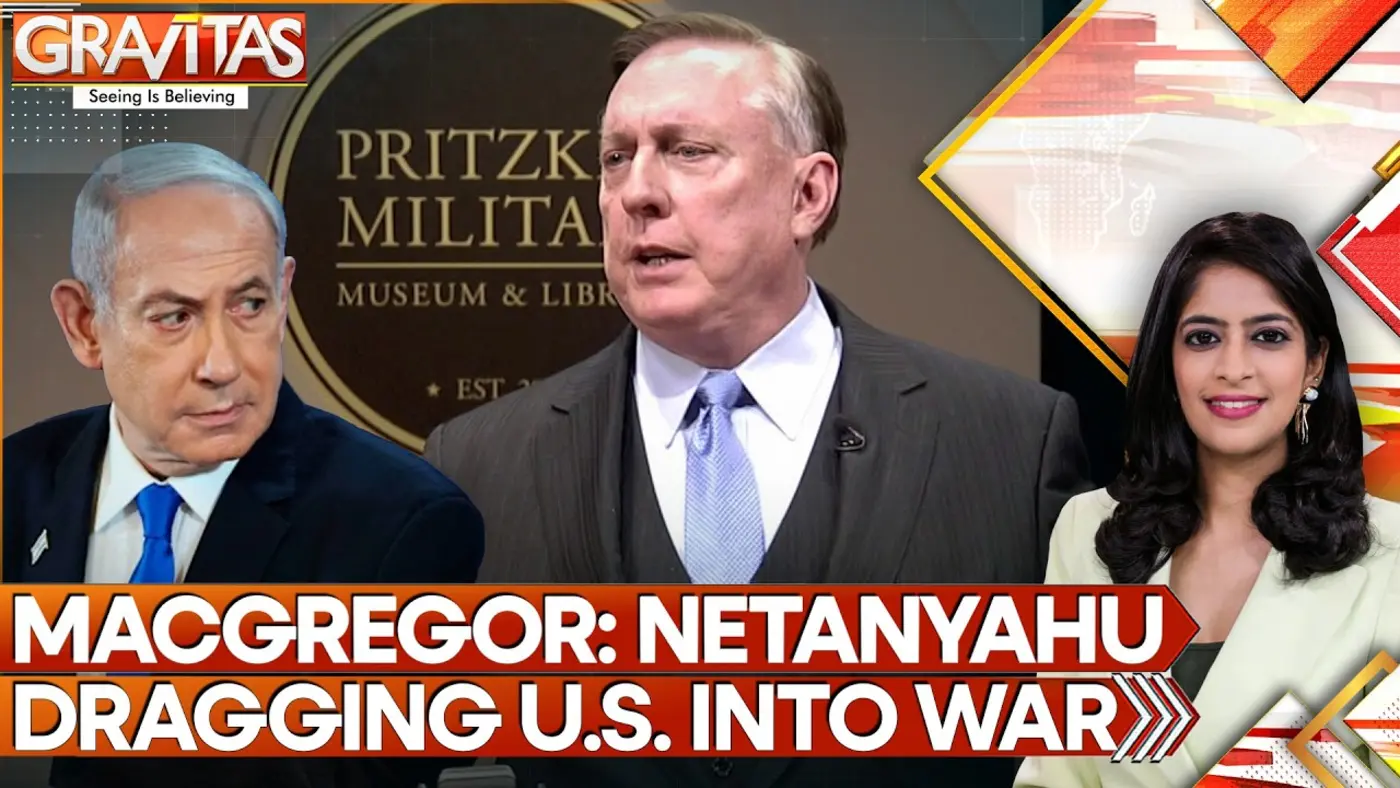 douglas macgregor claims netanyahu draggin us into war video