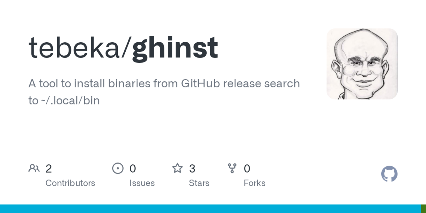 ghinst install from github release section to localbin