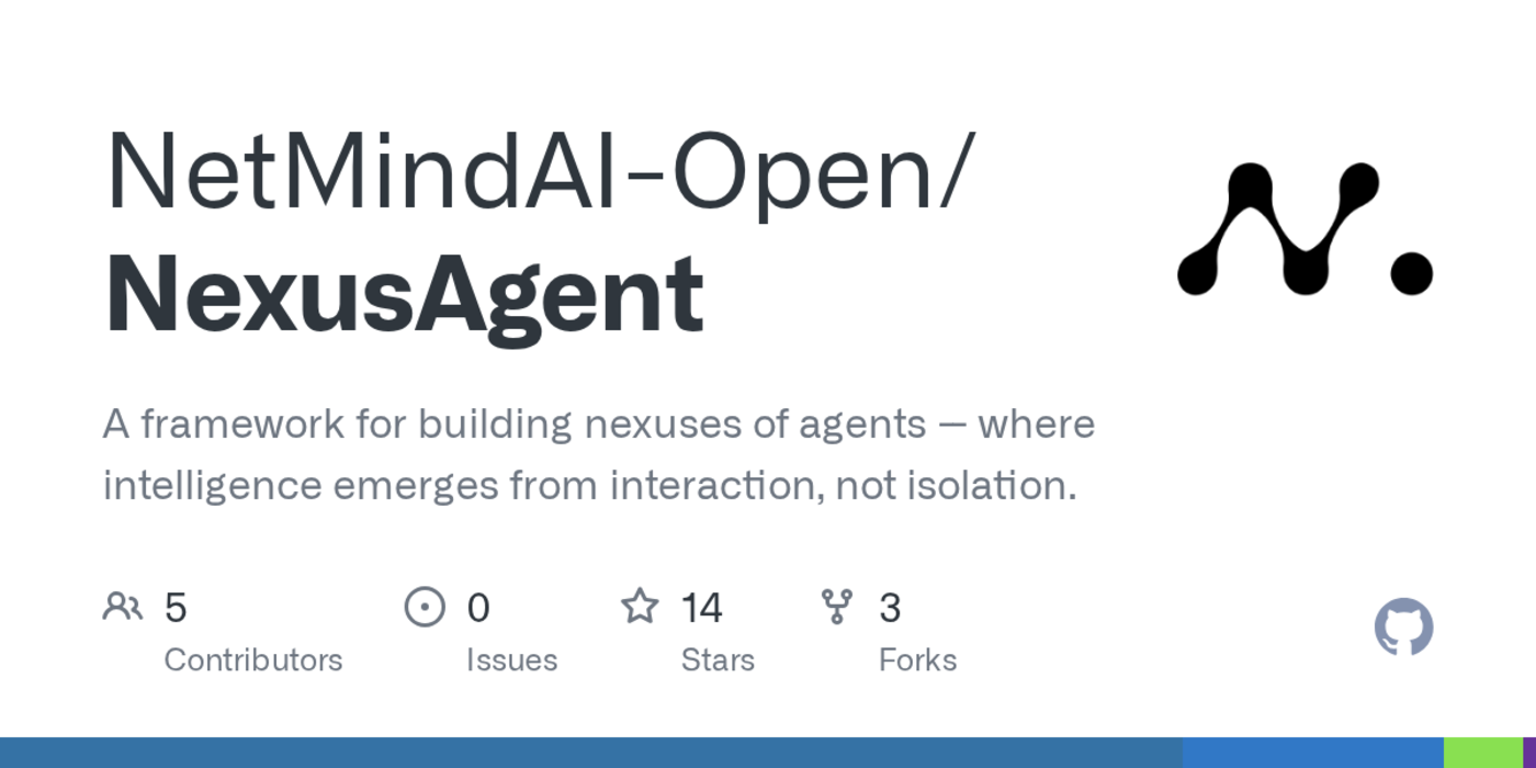 show hn a framework for building nexuses of agents