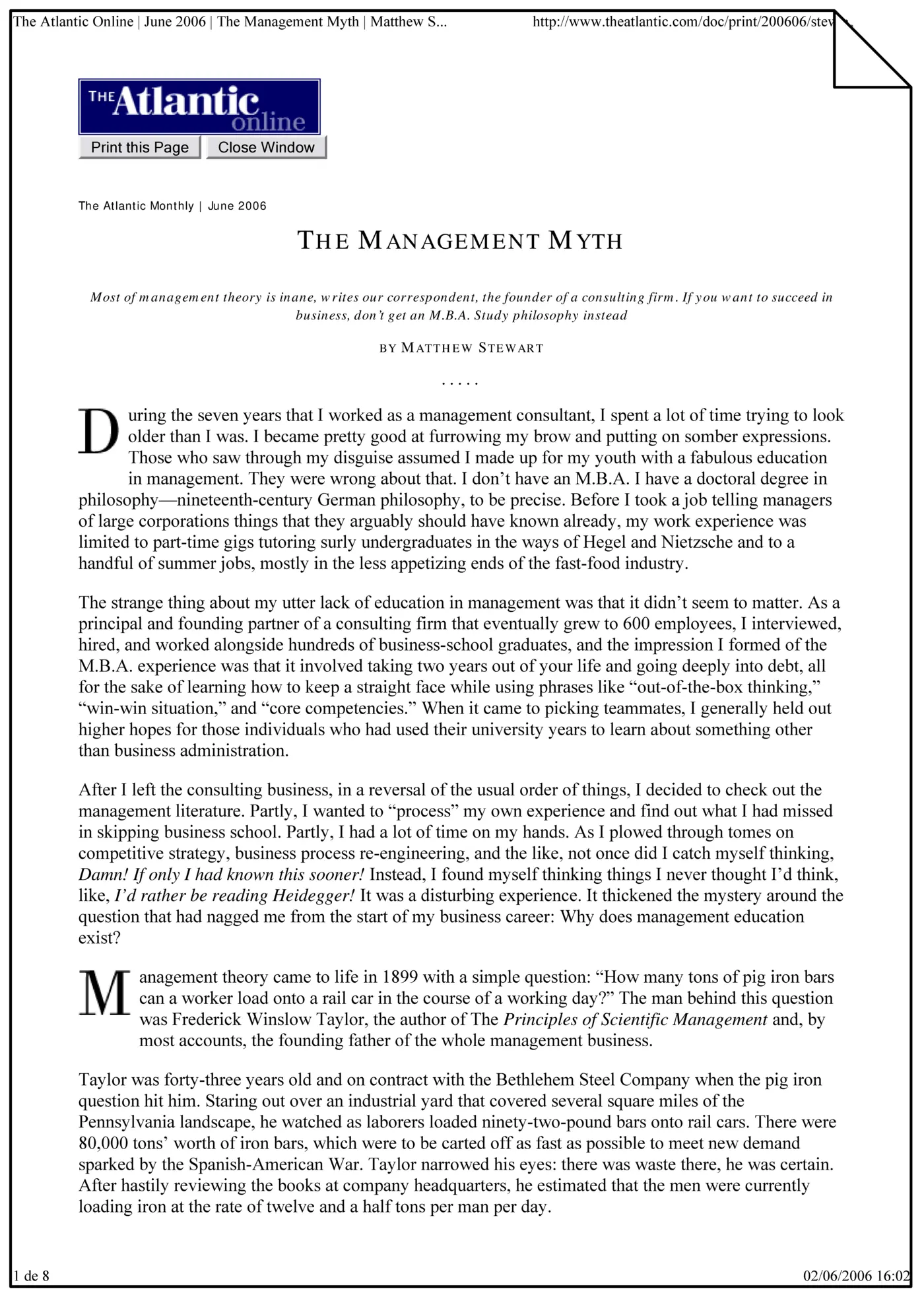 the management myth pdf