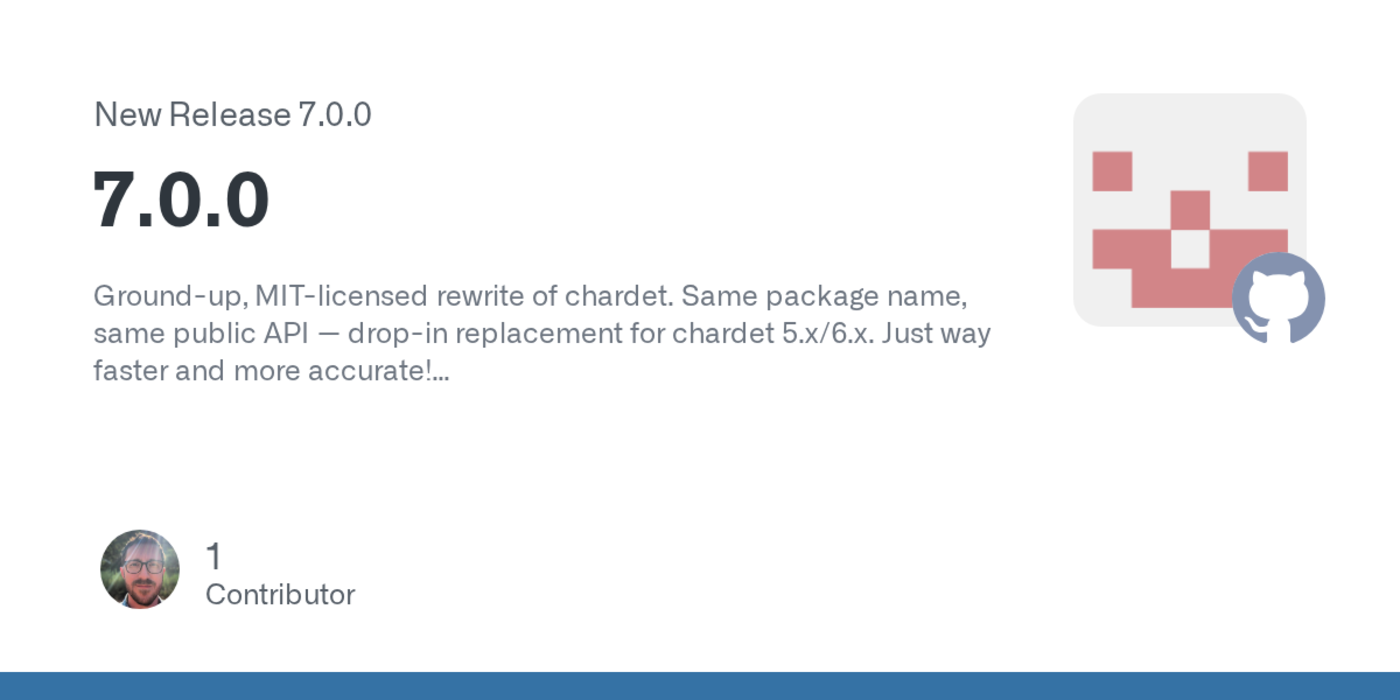 coding agent rewrites and improves lgpl library and releases under mit license