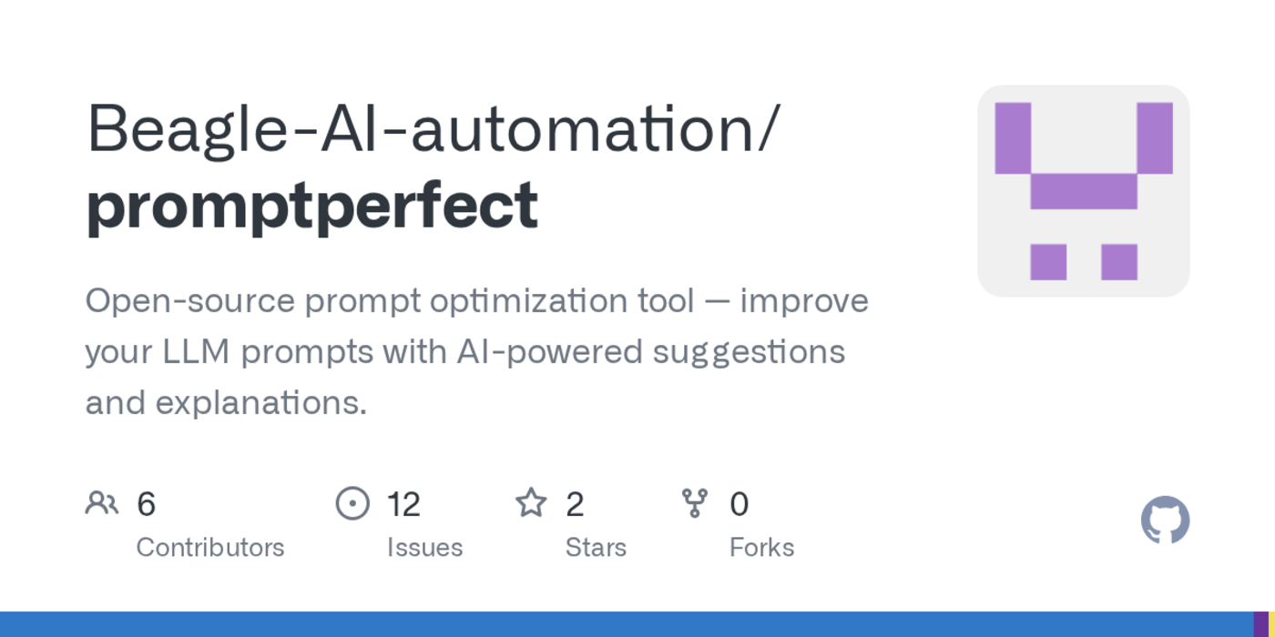 show hn promptperfect opensource prompt optimizer for llms