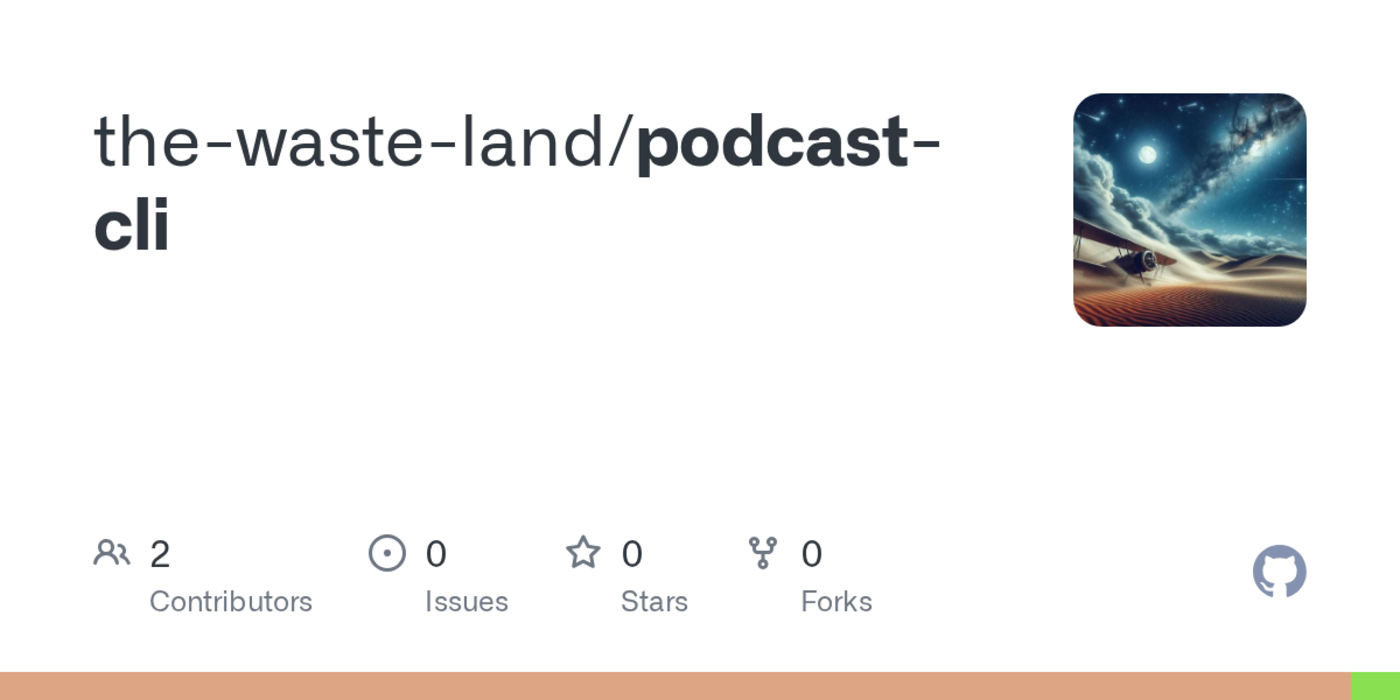 show hn podcastcli a rust cli for podcast index amp youtube subtitles