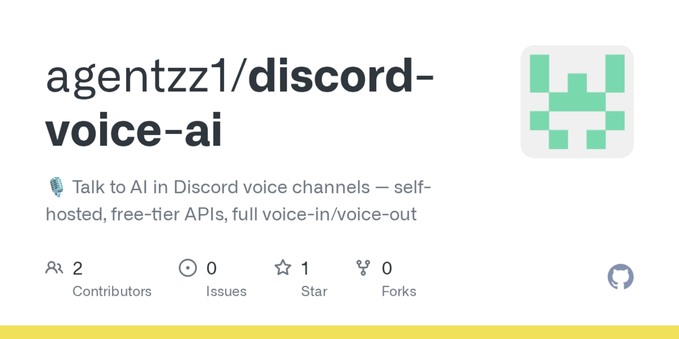 show hn discord voice ai selfhosted bot that talks in voice channels