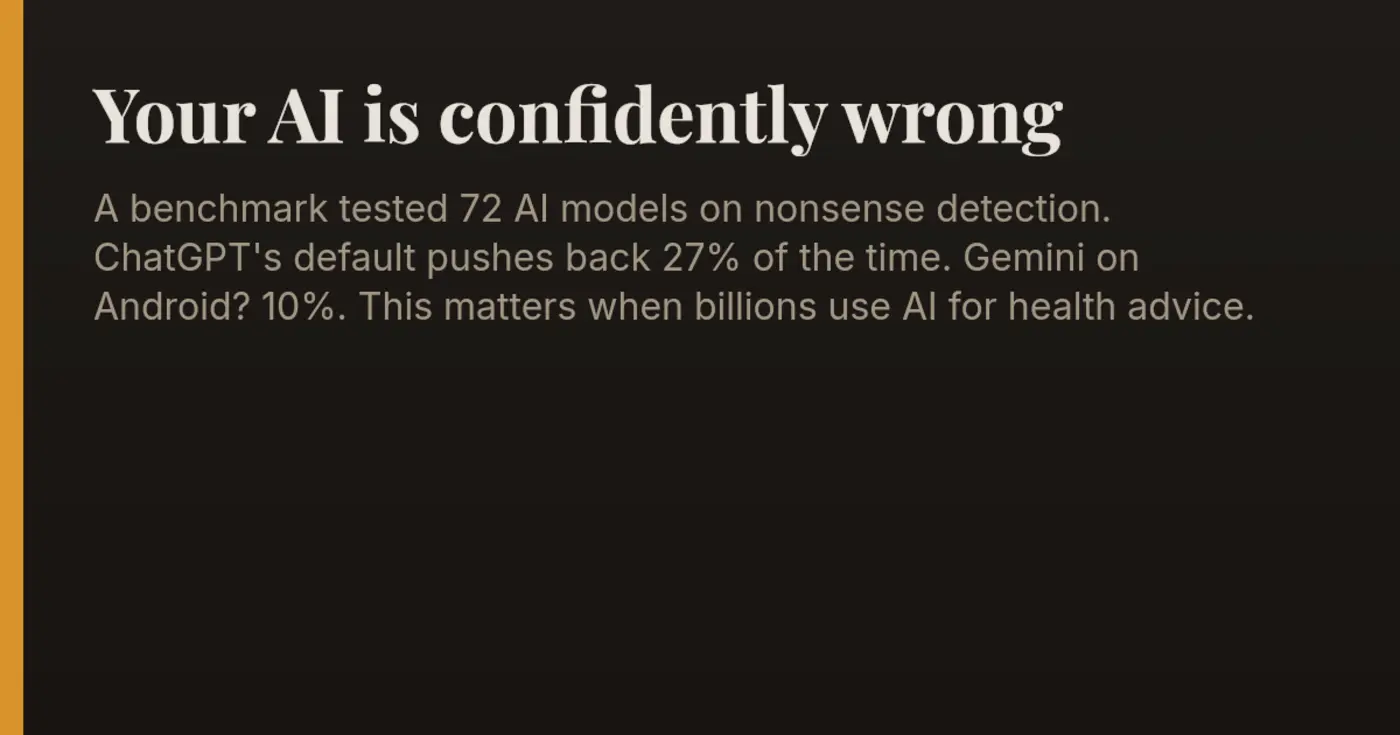 ai is confidently wrong