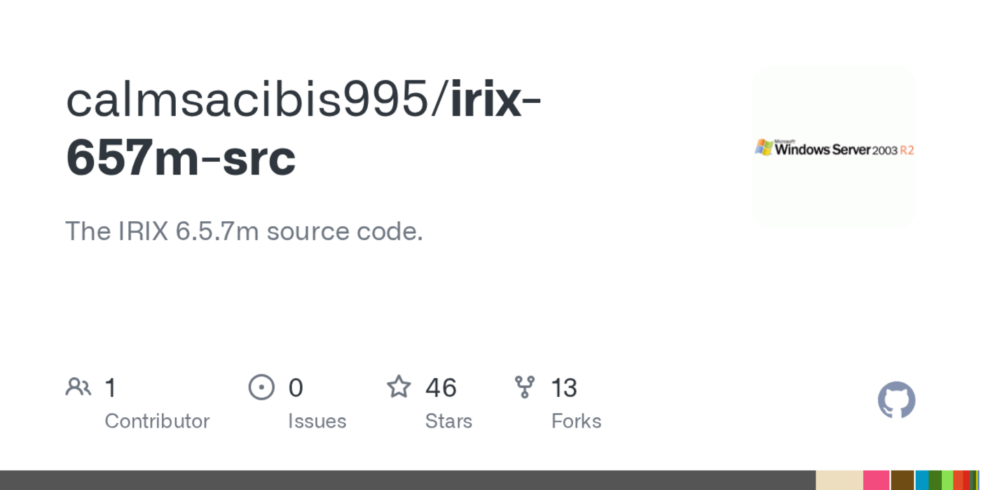 the irix 657m sgi source code