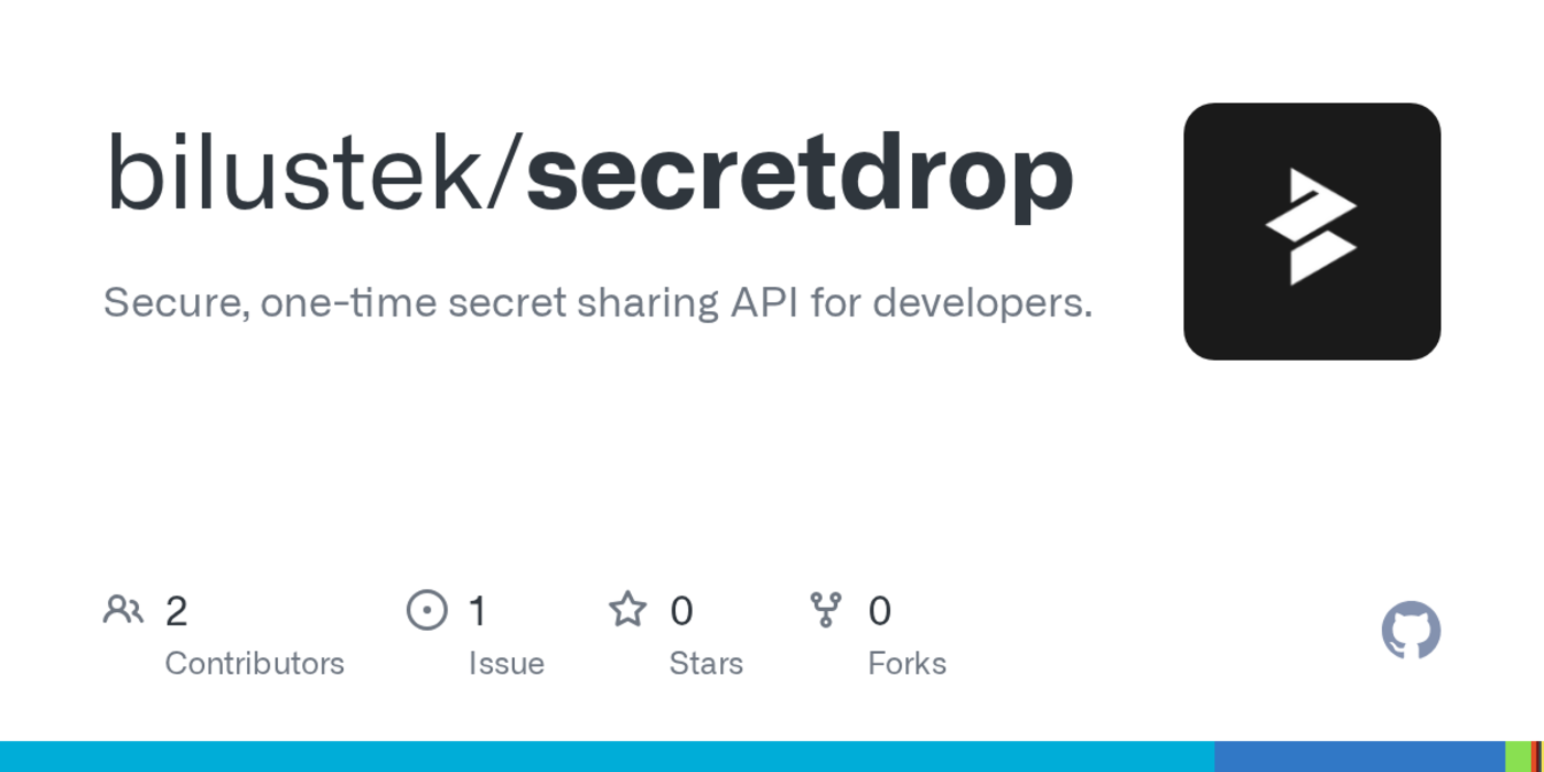 show hn secretdrop opensource encrypted secret sharing mit