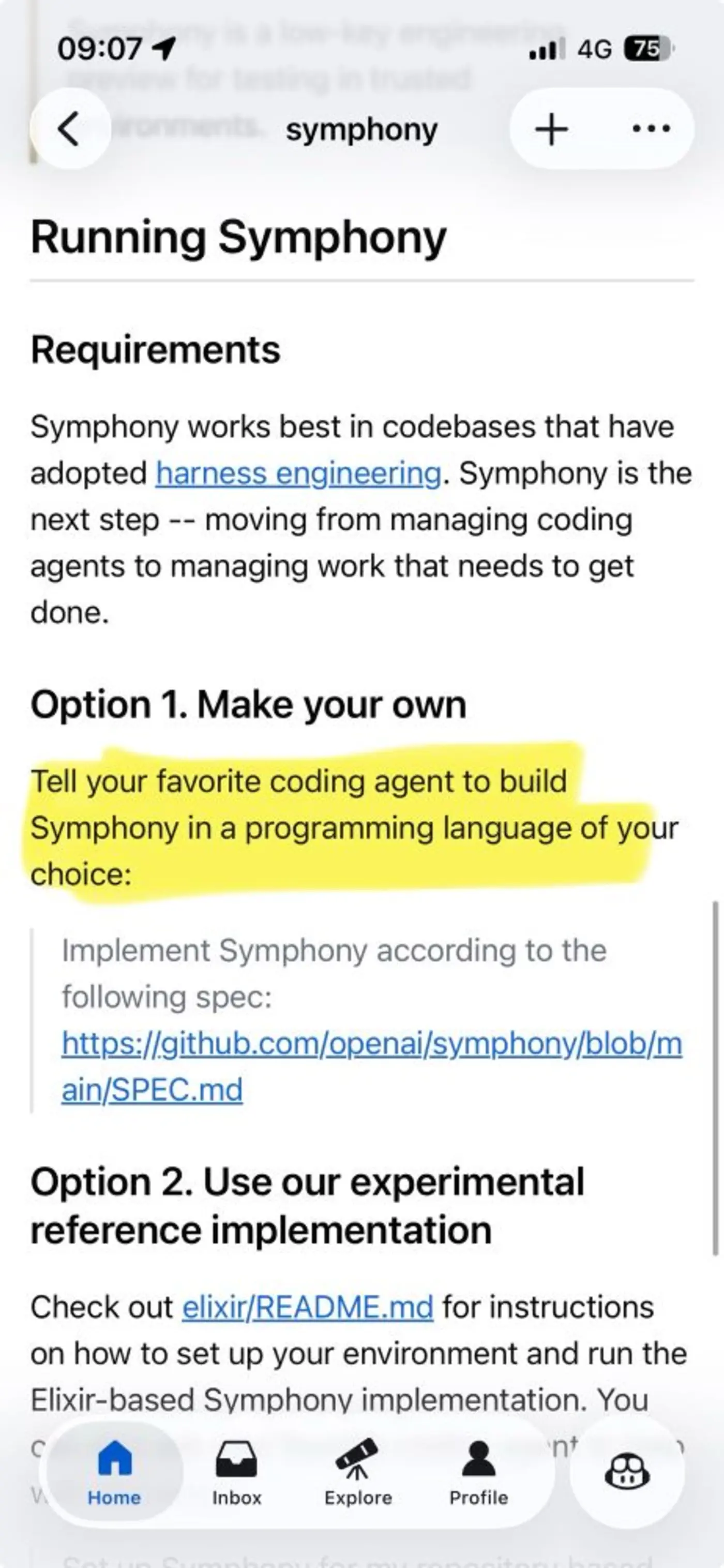 passing around specs instead of software