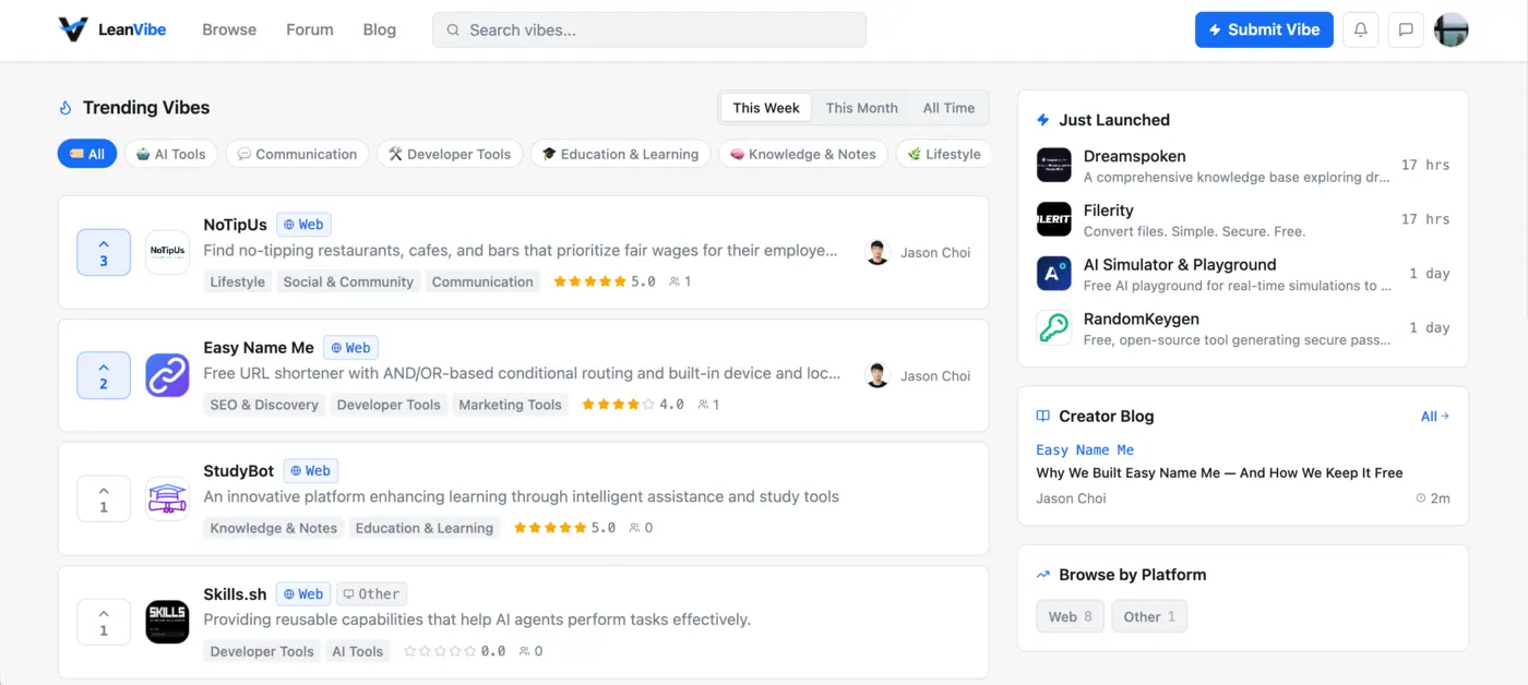 we only accept prerevenue projects