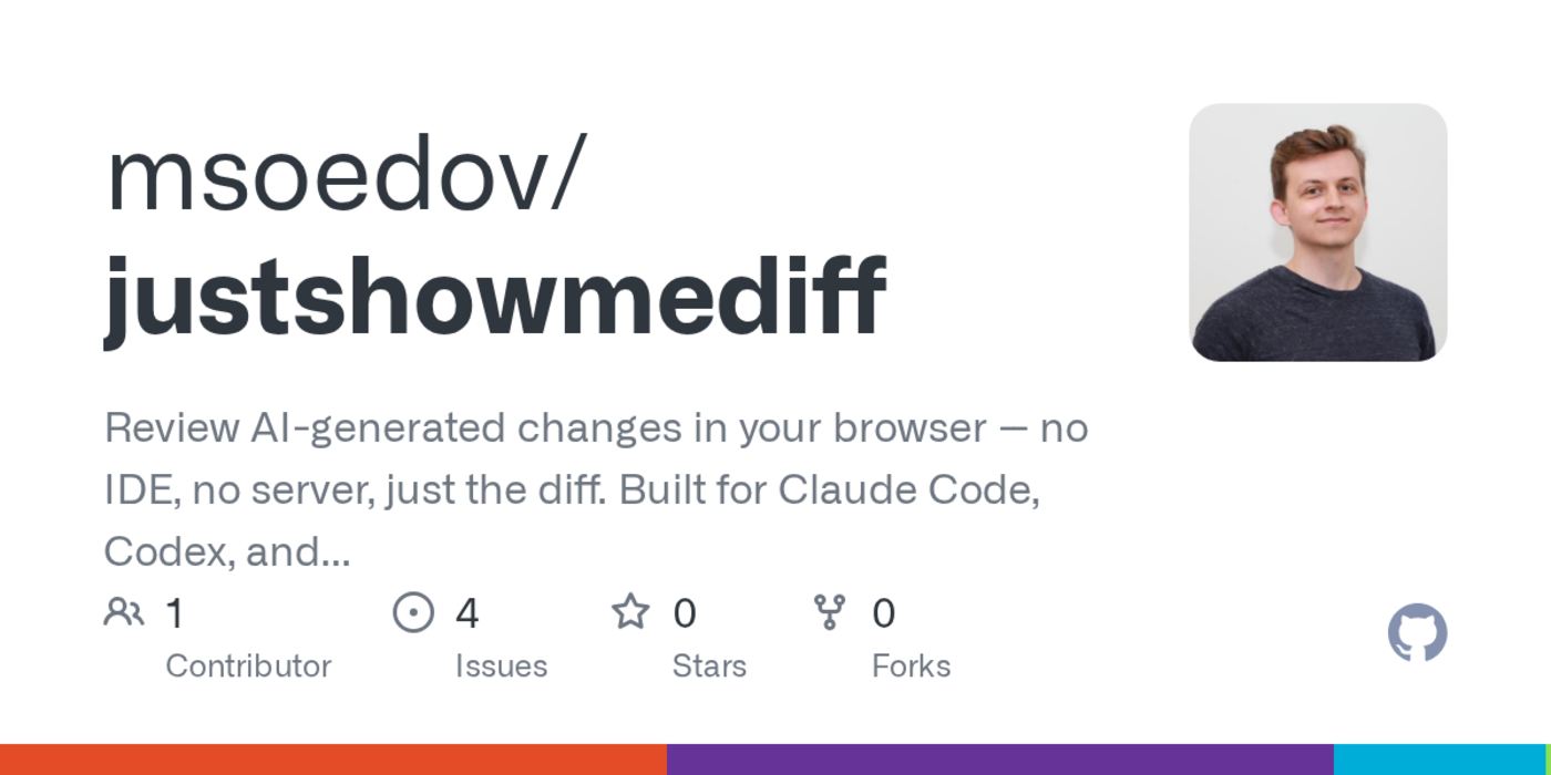 show hn git diff for agentic coding