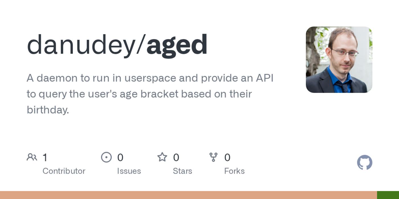 show hn a user daemon to provide an agebracketing api