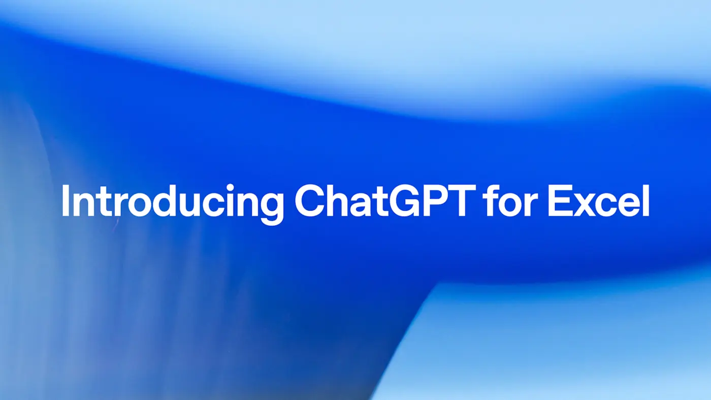 chatgpt for excel and new financial data integrations