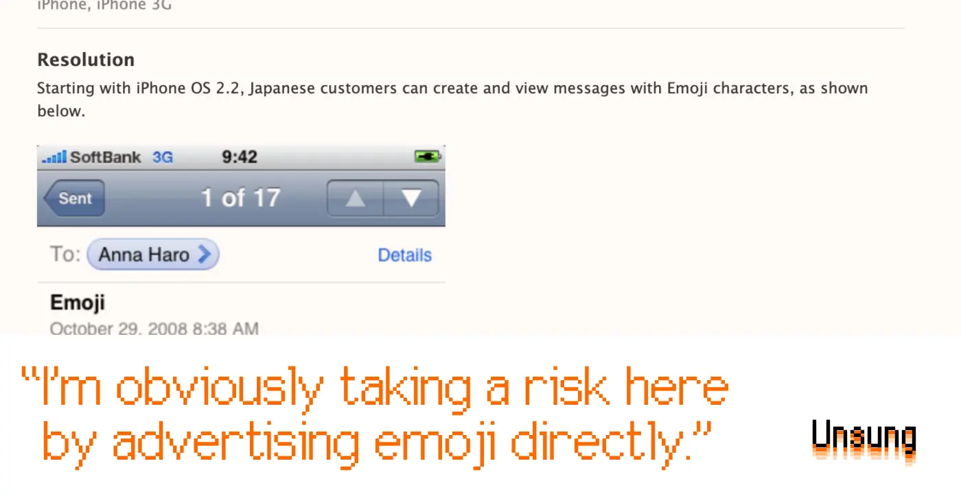 quotix27m obviously taking a risk here by advertising emoji directlyquot