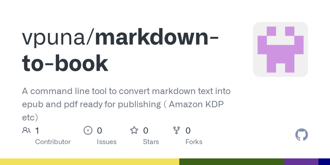 show hn markdowntobook convert markdown to kdp ready pdfs and epubs