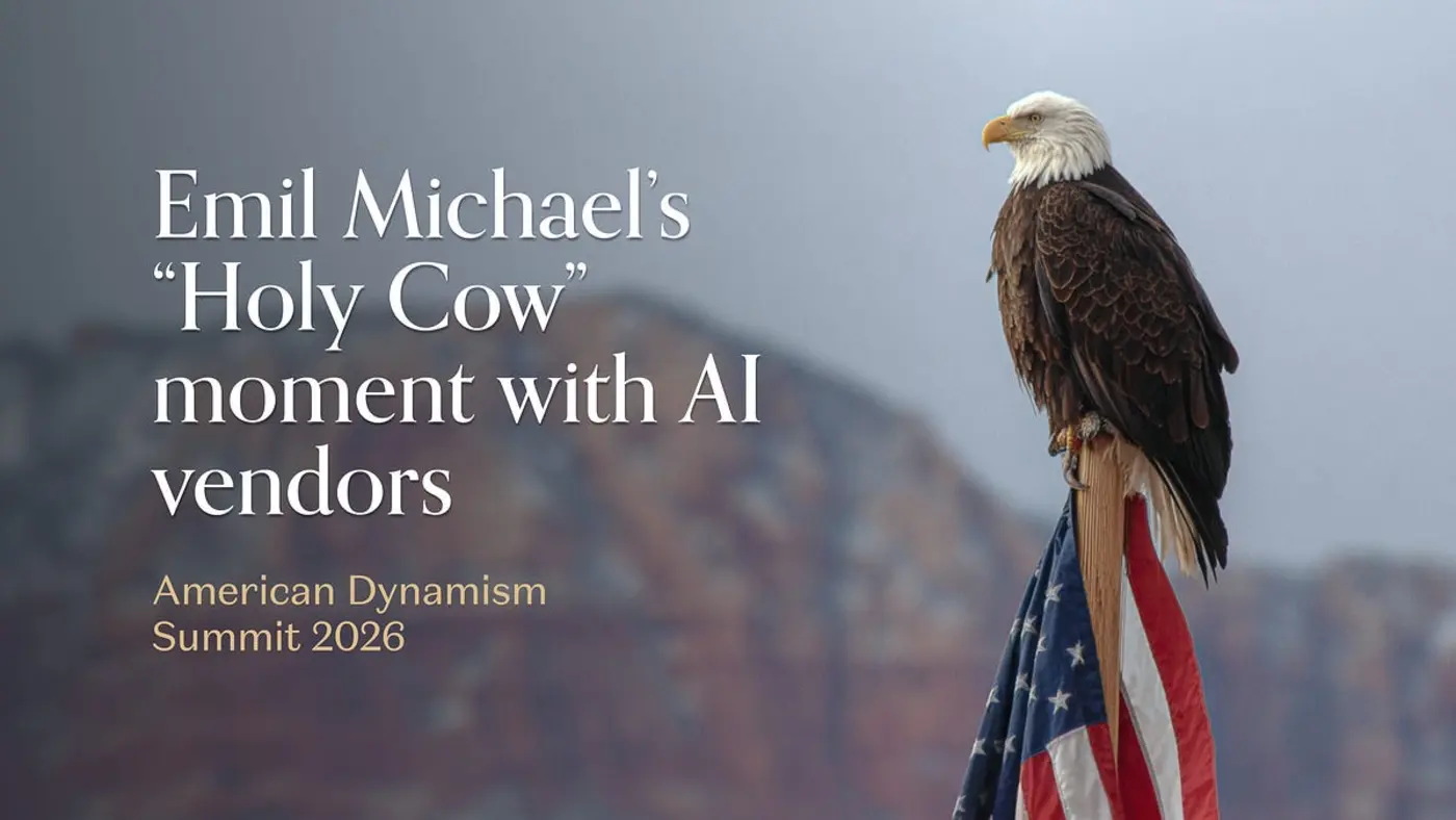 emil michaelx27s quotholy cowquot moment with ai vendors