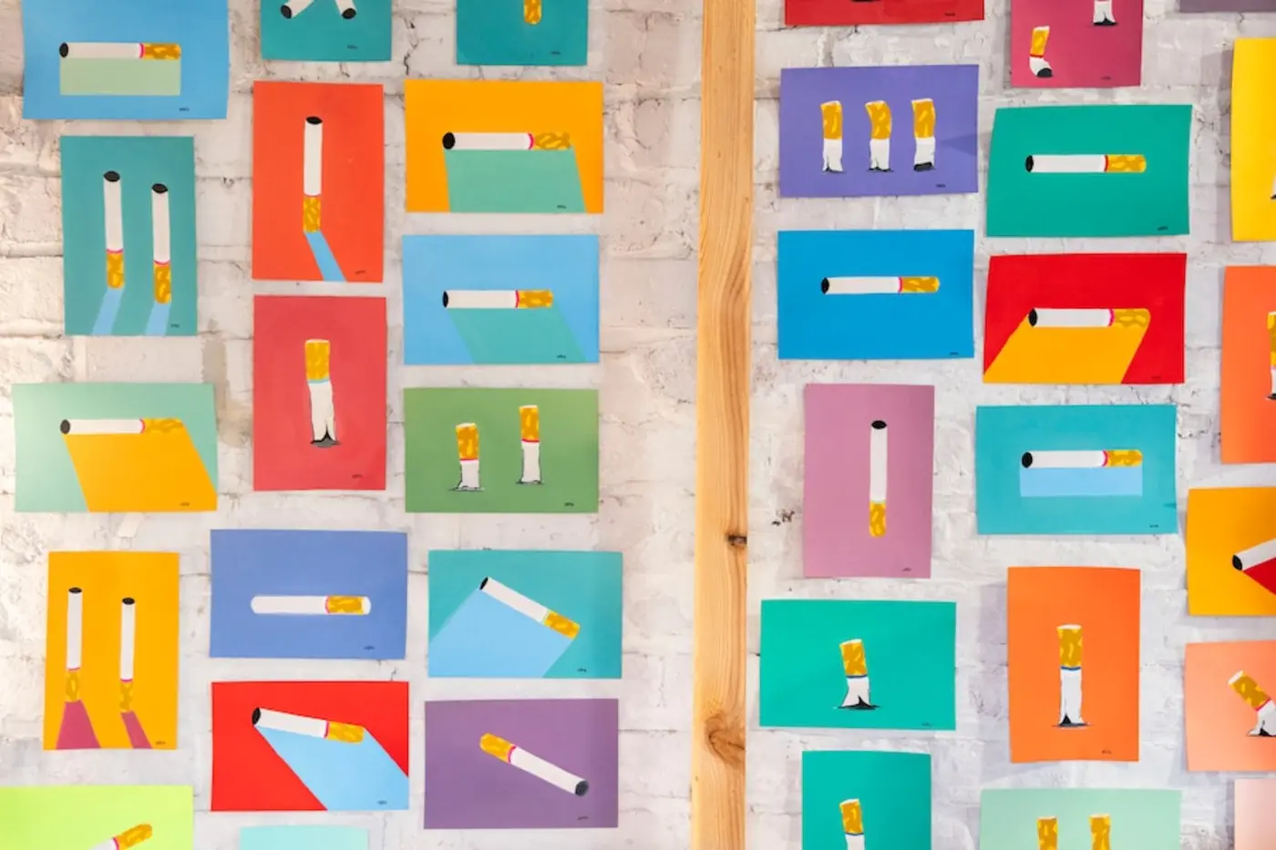 a hopkins professorx27s mushroom trip led to 1k paintings of cigarettes