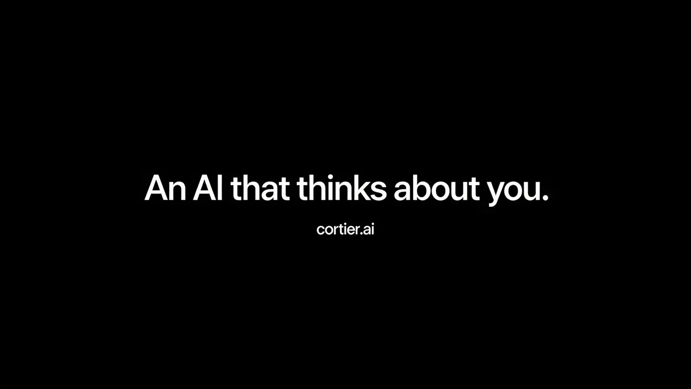 show hn cortier a personal ai that thinks about you