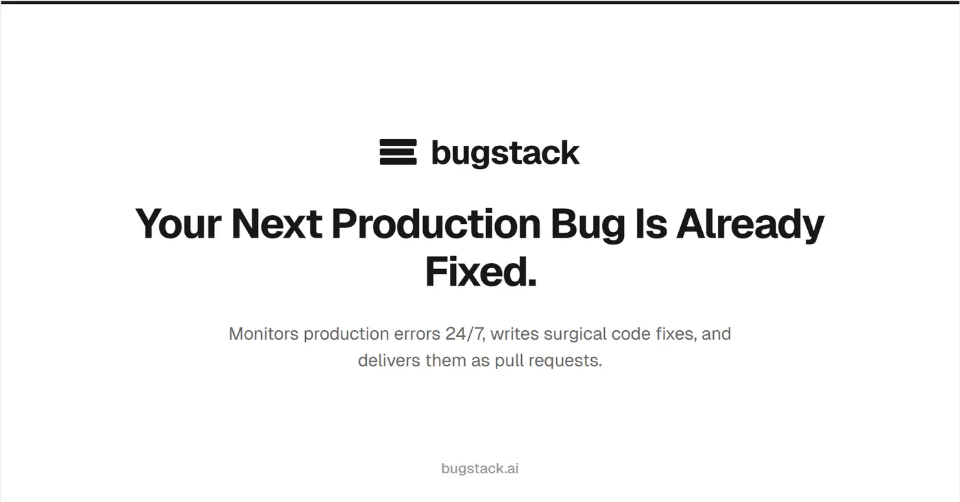 show hn bugstack autonomous error fixing that ships to prod while you sleep