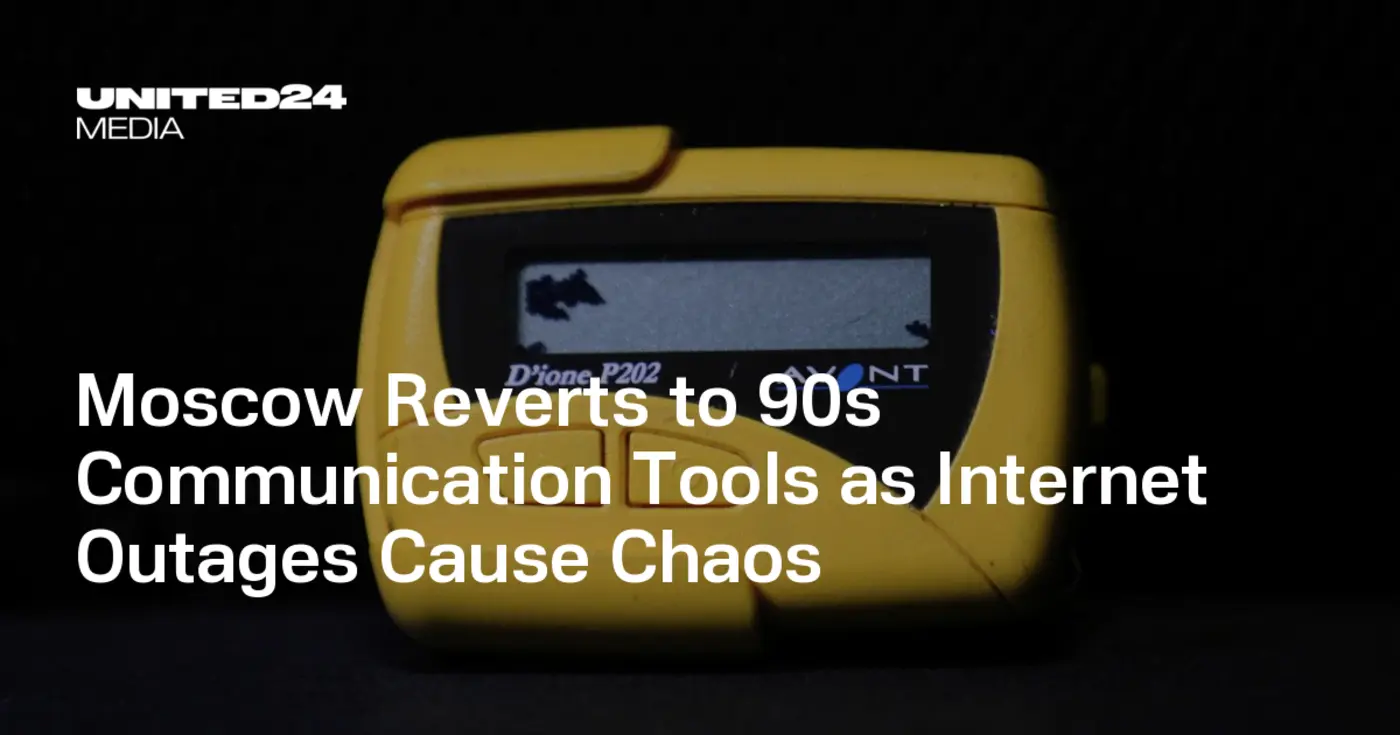 moscow reverts to 90s communication tools as internet outages cause chaos