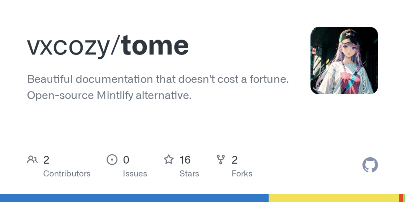 tome opensource documentation platform with markdown