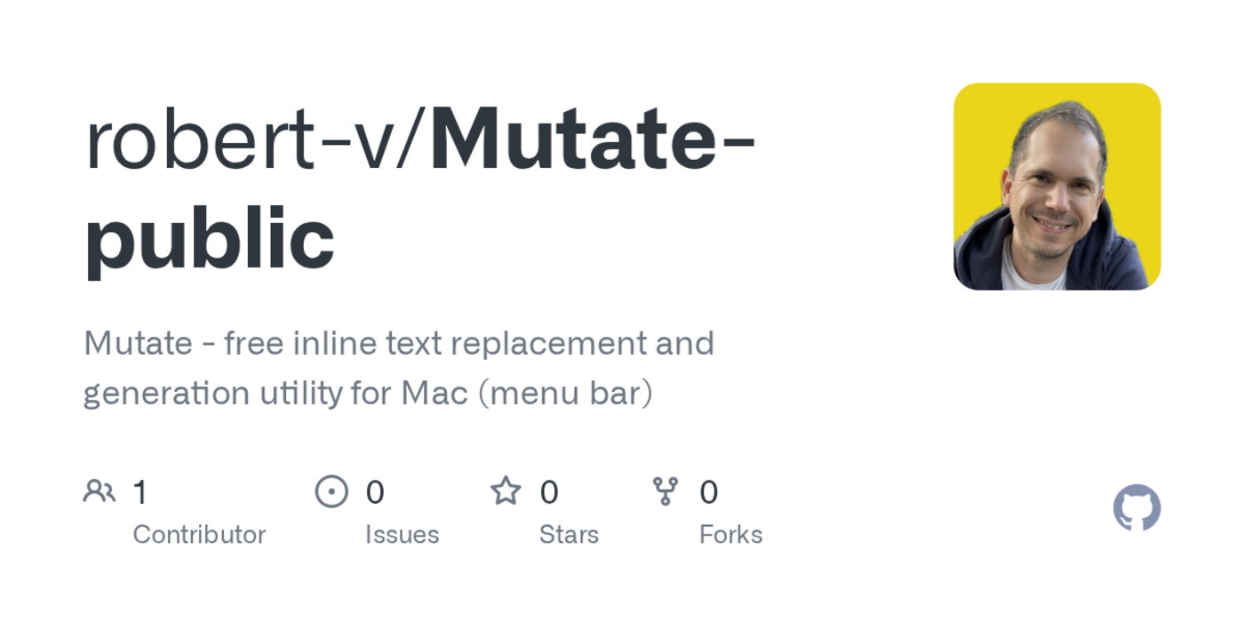 show hn mutate free inline text replacement for mac