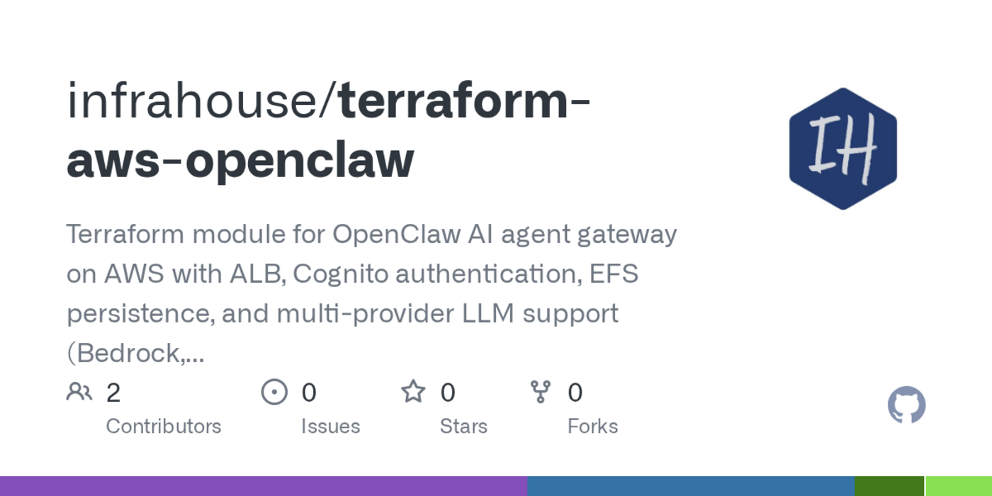 show hn hardened openclaw on aws with terraform