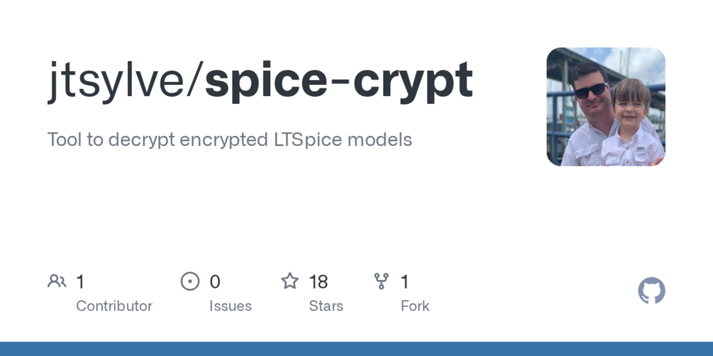 spicecrypt a python library for decrypting ltspice encrypted model files