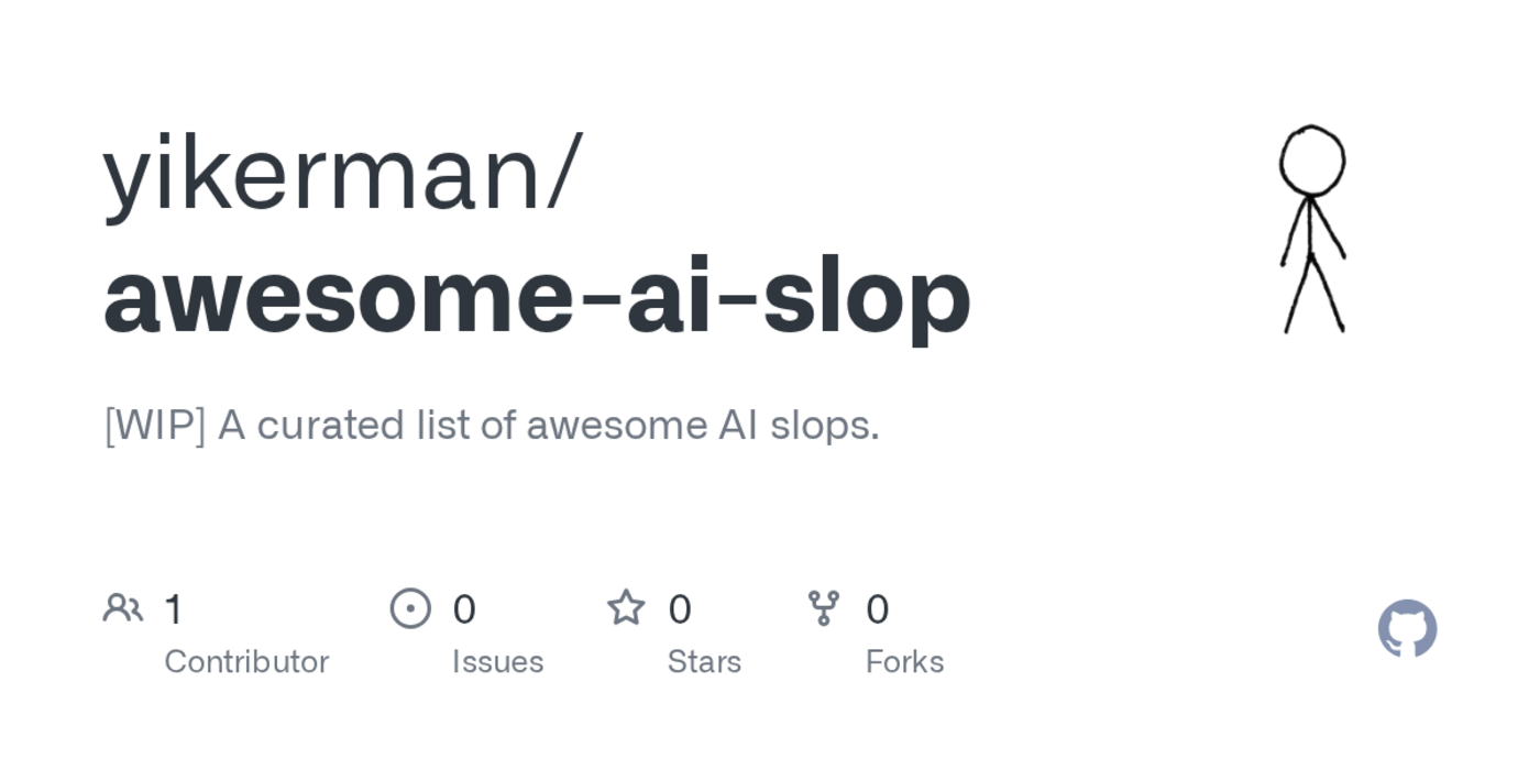 a curated list of ai slops
